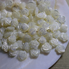 Natural Mother of pearl rose flower cutting double side for bracelet making small things pretty beans women jewelry DIY using 