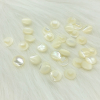 Natural Mother of pearl round beans for clothes button design cutting brown shell women clothes small size fashion design lady