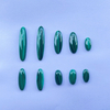 Natural Mother of pearl oval cabochon cutting for malachite long shape pendant making women jewelry small beans for bracelet design