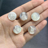 Natural Mother of pearl image cutting guadalupe design inlay pendant jesus shape cabochon women jewelry icons small beans 