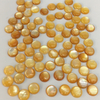 Natural Mother of pearl round cabochon cutting small beans for earrings making design women jewelry design inlay making parts