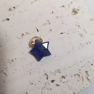 Natural Mother of pearl star shape cutting earring making DIY women jewelry small parts fashion face cutting bombe stone colorful