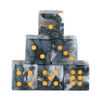 Natural Mother of pearl dice shape cutting lapis stone the cubes for play red stone colorful small beans pretty things for man 