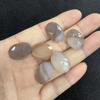 Natural Mother of pearl oval cabochon for rings design making tiger eyes stone face cutting red agate blue stone jewelry beans 