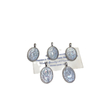 Natural Mother of pearl fox design ccutting for women jewelry pendant making embossment cabochon small beans bombe face