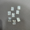 Natural Mother of pearl guadalupe design cutting square shape inlay jewelry white shell icons design cabochon small beans parts