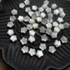 Natural Mother of pearl little star shape cutting for rings design cabochon beans earring making bombe face bracelet design 
