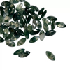 Natural Mother of pearl marquise shape cutting small beans cabochon for jewelry inlay making moss agate face cutting earrings 