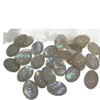 Natural Mother of pearl oval shape design cutting for earrings making women necklace colorful beans jewelry parts rings inlay 