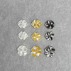 Natural Mother of pearl flower shape cutting for bracelet making clover design women jewelry DIY using earring design inlay making