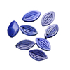Natural Mother of pearl leaf shape carving bracelet making lapis stone small size jewelry parts for women necklace using things