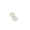 Natural Mother of pearl hollow shape heart shape for women jewelry making design small beans white shell earrings pendant making