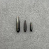Natural Mother of pearl drop shape cutting thin long for earrings women jewelry fashion design for DIY making black color stone