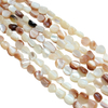 Natural Mother of pearl jewelry beads for necklace making DIY shape optional design for bracelet women fashion parts white 
