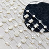 Natural Mother of pearl image cutting oval cabochon embossment for pendant inlay design black shell women necklace making 
