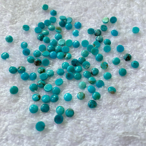 Natural Mother of pearl round shape carving small beans blue turquoise earrings design making jewelry inlay necklace cabochon 