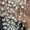 Natural Mother of pearl rabbit shape little things for necklace making flower cutting women bracelet design DIY fashion shape 