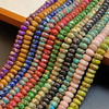 Natural Mother of pearl disc shape jewelry beads for women chain design making colorful ball bracelet small size stone DIY fashion 