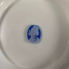 Natural Mother of pearl cameo design earrings agate shell lady face for women jewelry making pendant inlay blue agate cabochon 