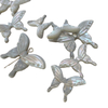 Natural Mother of pearl brown color ball necklace jewelry chain design making DIY small size shell bracelet design white shell 