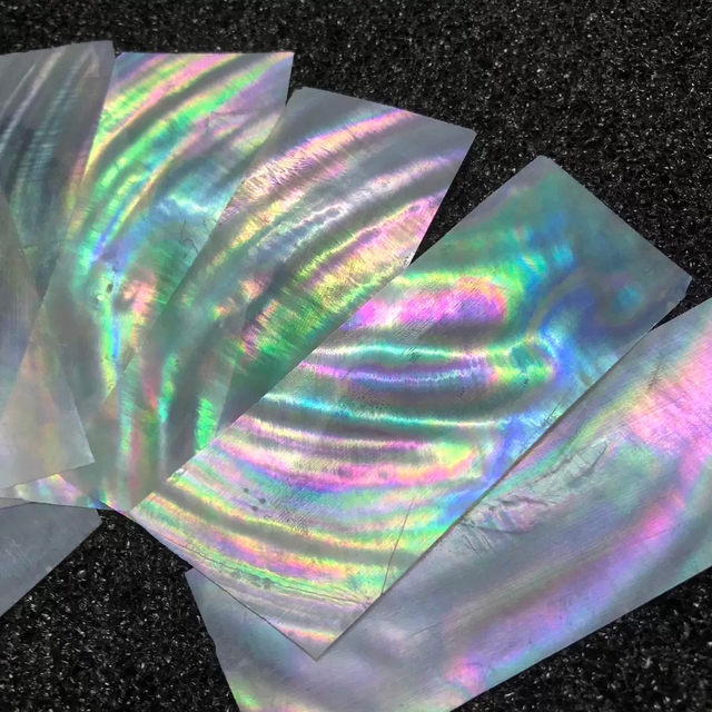 Natural Mother of pearl rectangle shape design big size shiny shell thin thickness for jewelry pendant inlay design earrings making