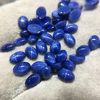 Natural Mother of pearl oval shape cutting for earrings design making women jewelry blue stone cabochon design moonstone 