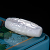 Natural Mother of pearl small beans for man jewelry making bigger pendant oval shape face cutting white shell cabochon image design 